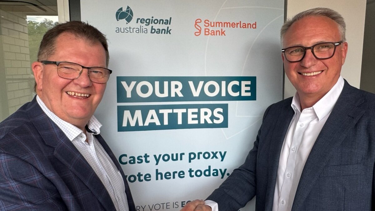 Regional Australia Bank & Summerland get green light to create $5b entity