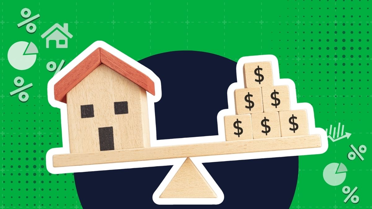 What is the loan-to-value ratio (LVR) on a mortgage?
