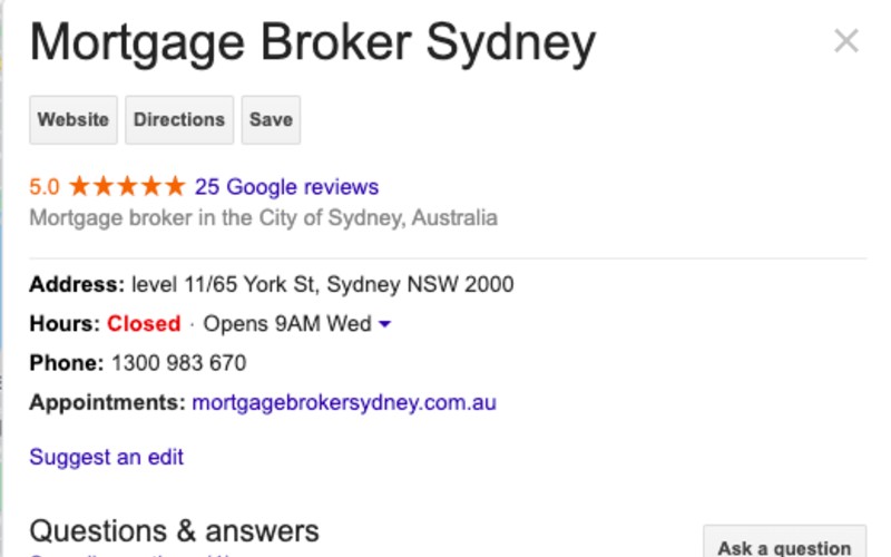 mortgage broker sydney